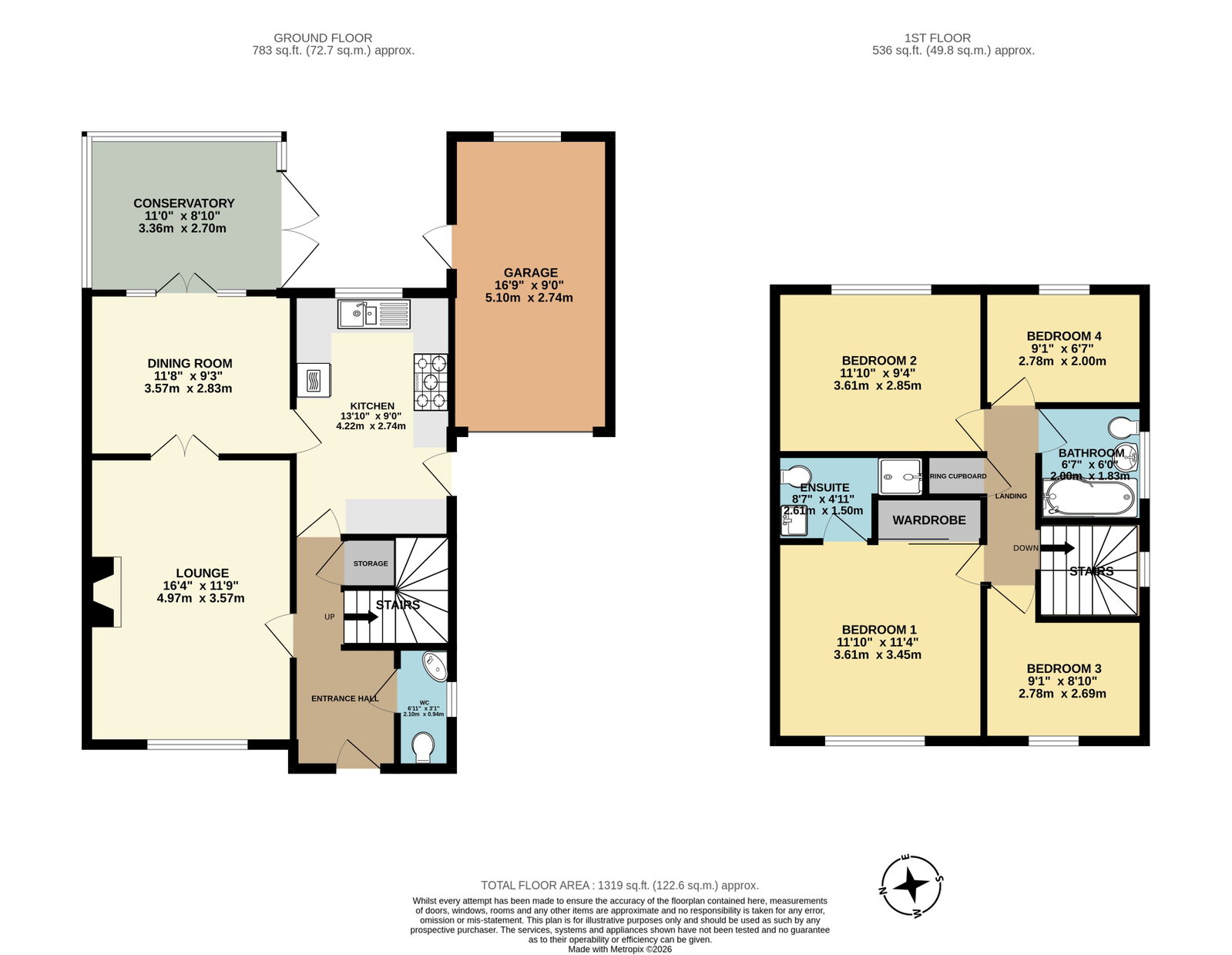 8, Somerset Close, Sittingbourne floorplan