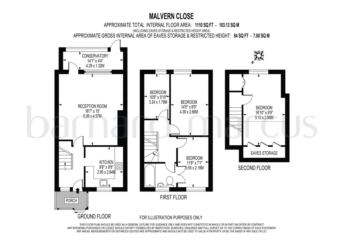 3, Malvern Close, Mitcham floorplan