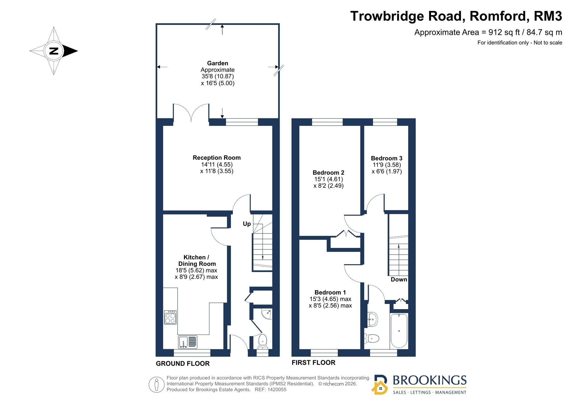 4 Trowbridge Road, Romford floorplan