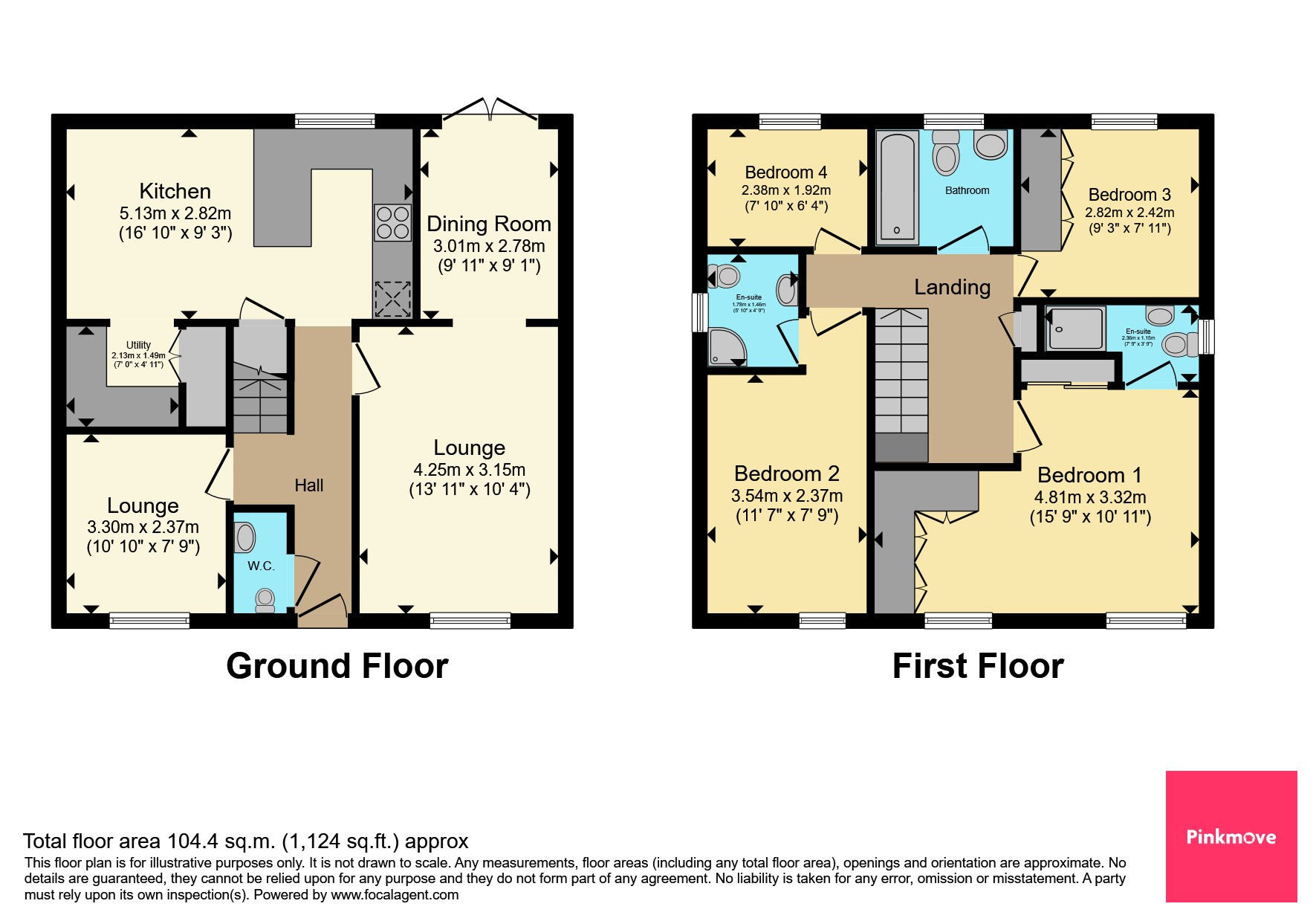 Rosemead, Cwmbran floorplan