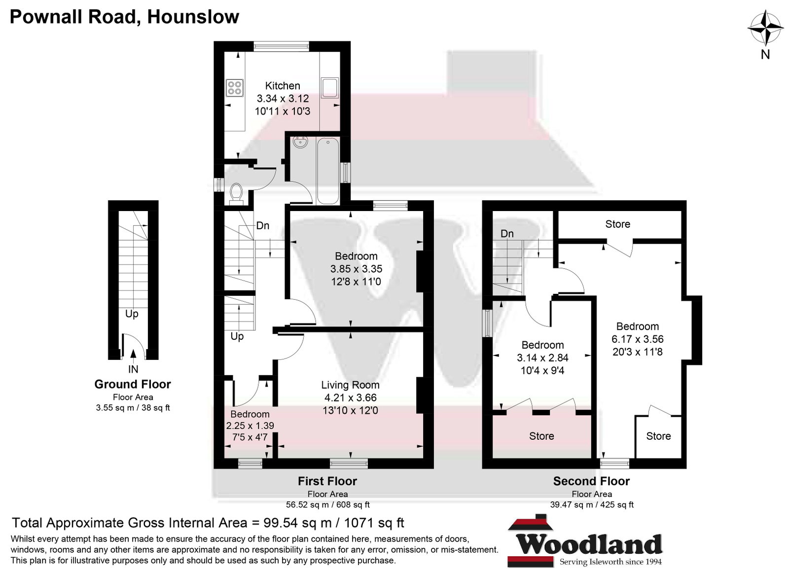 21a, Pownall Road, Hounslow floorplan