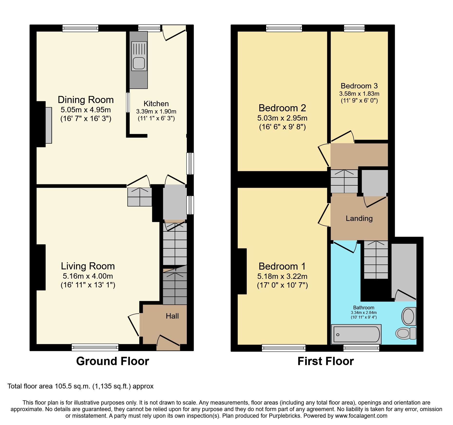 Thornhill Road, Brighouse HD6, 3 bedroom terraced house for sale