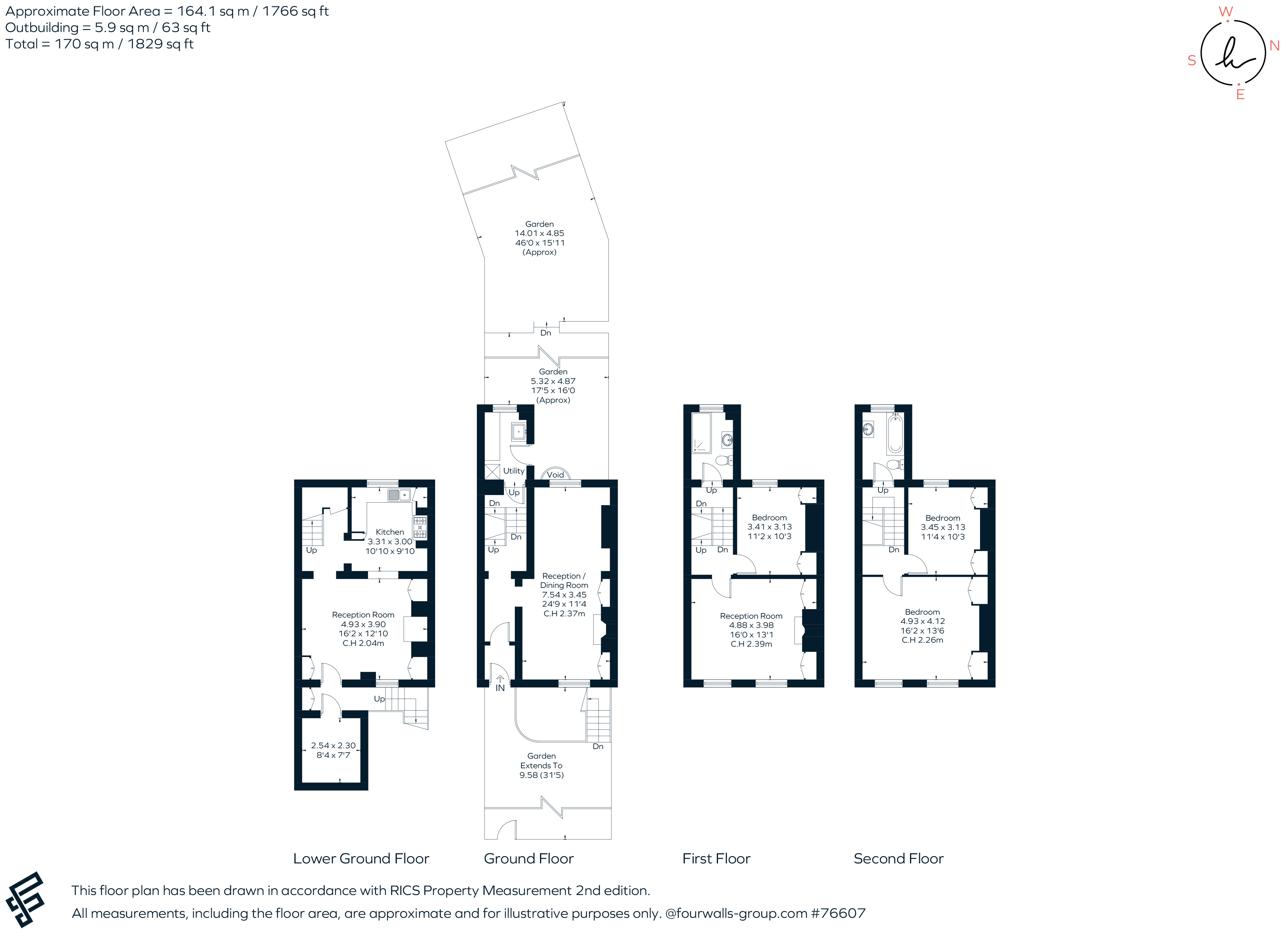 Montpelier Row, London floorplan