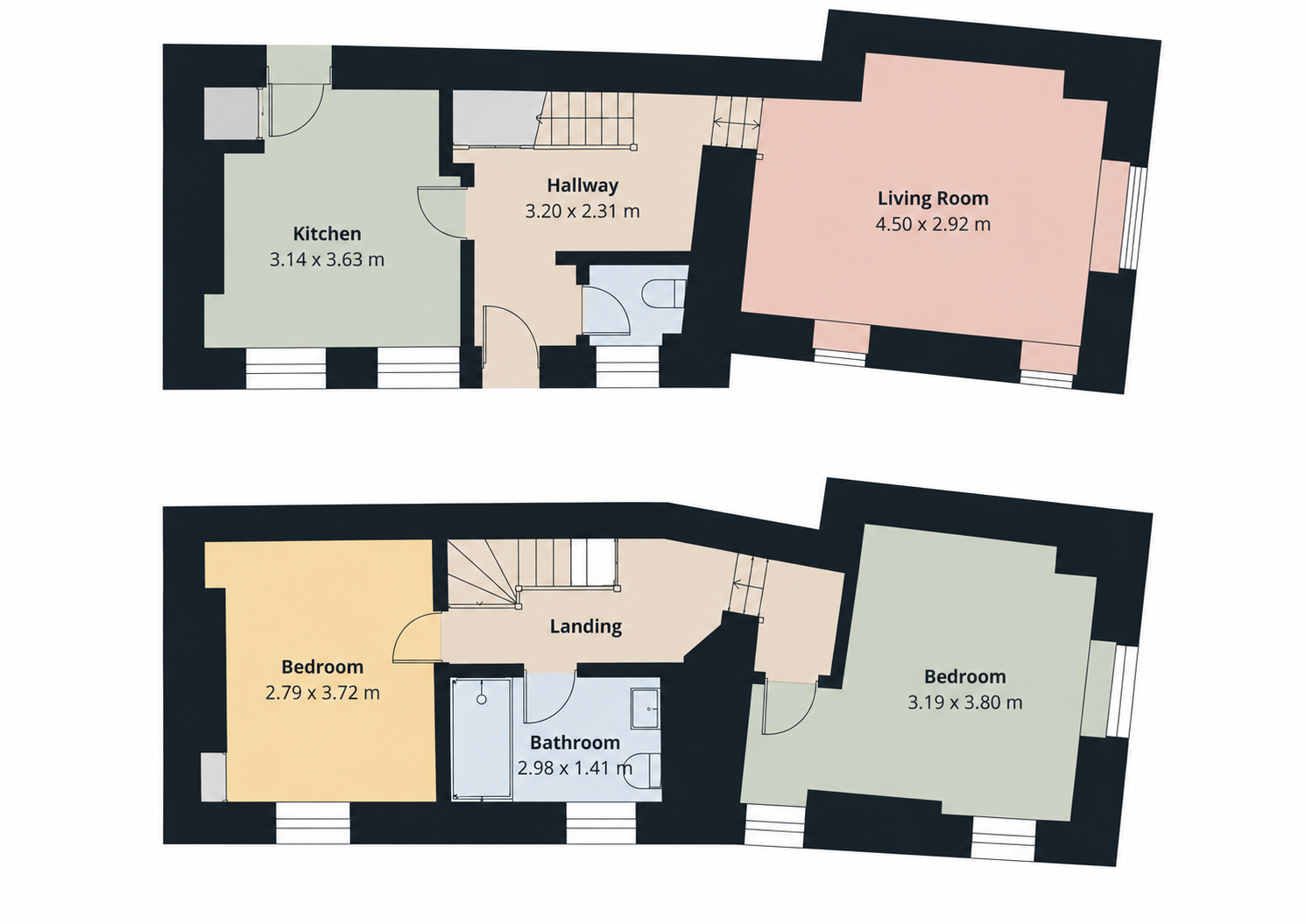 5a New Street, Cornwall floorplan