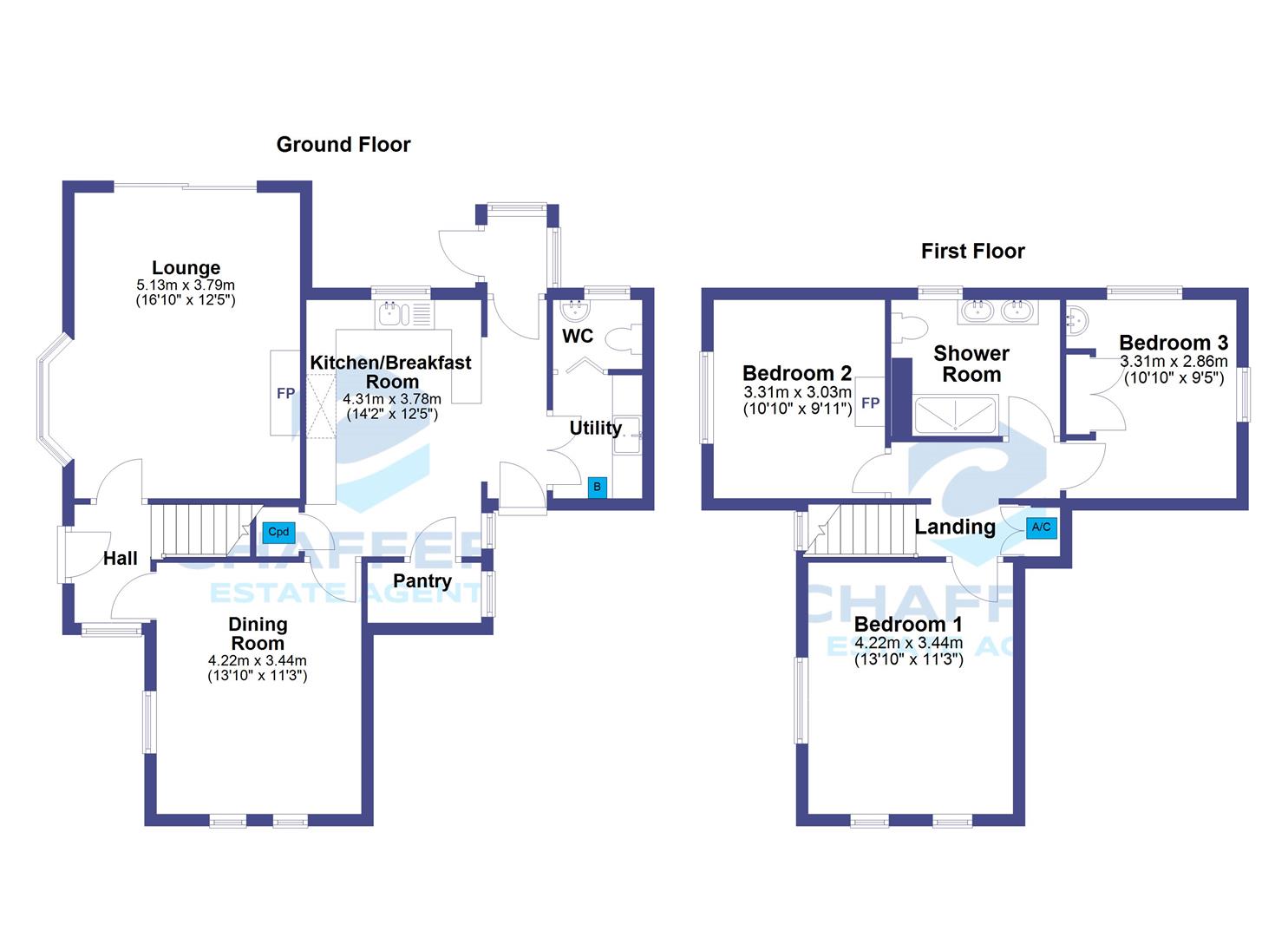 Sunningdale, Lodden, Gillingham floorplan