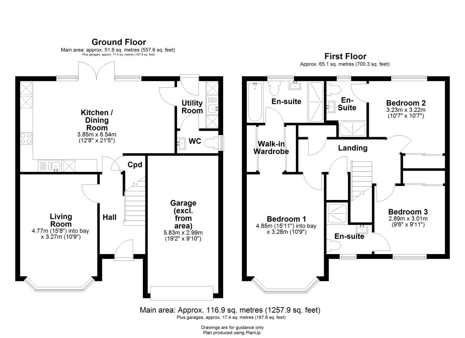 12, Peacock Close, Cottenham, Cambridge floorplan