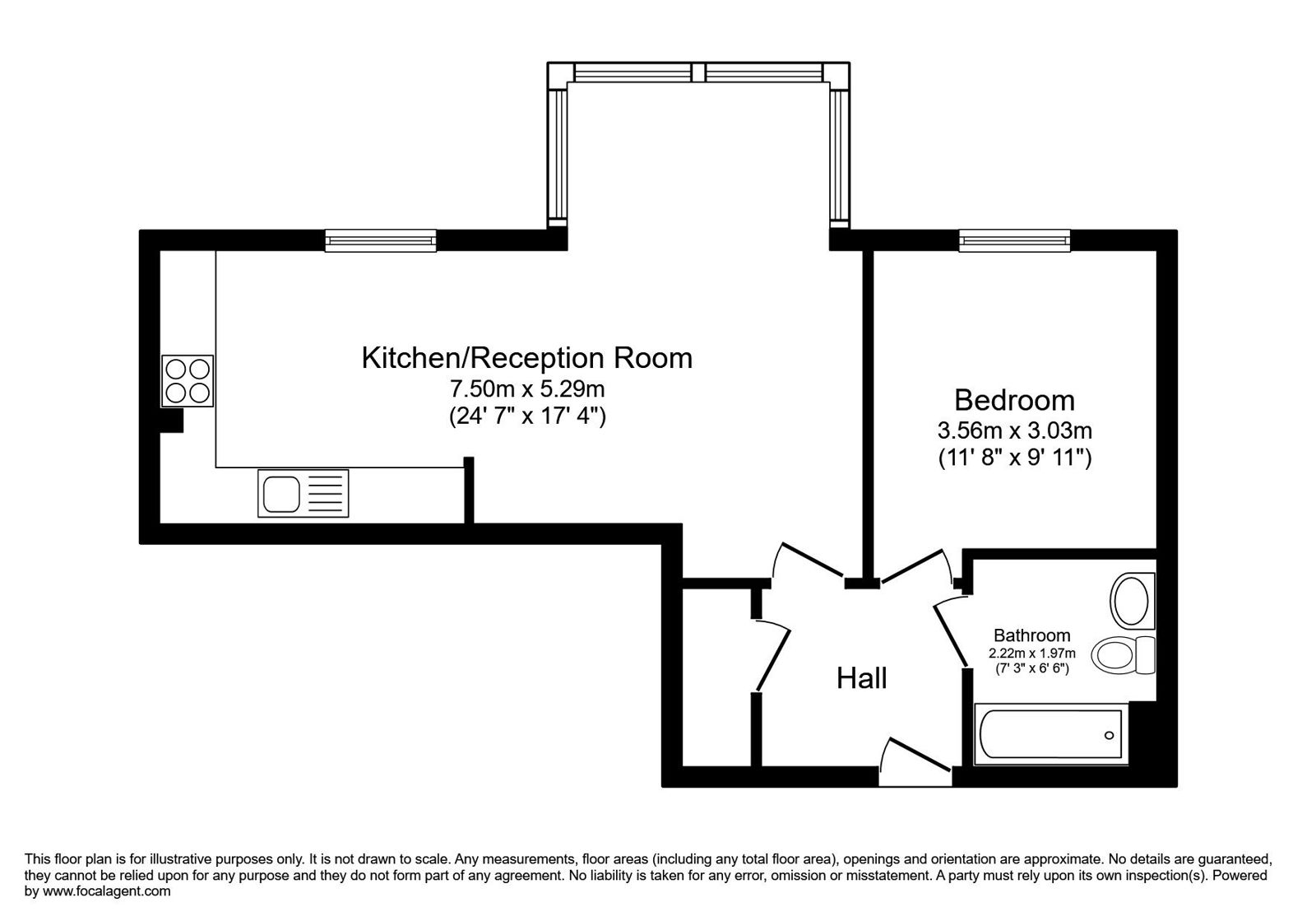 Sheringham Court, 11,Flat 43, Clayton Road, Hayes floorplan