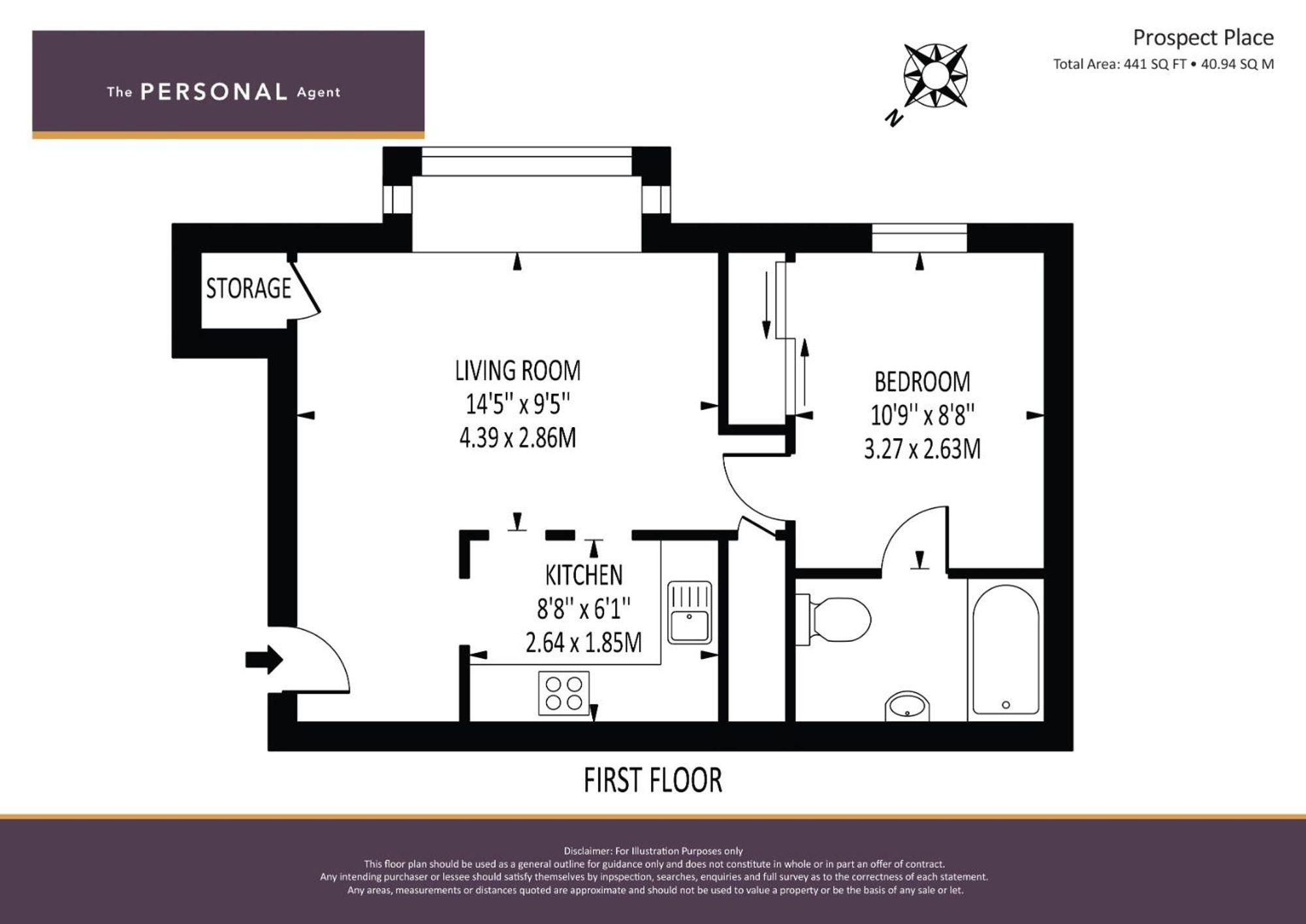 16, Prospect Place, Epsom floorplan