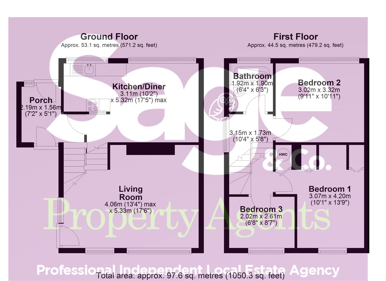 11, Rosemont Avenue, Newport floorplan