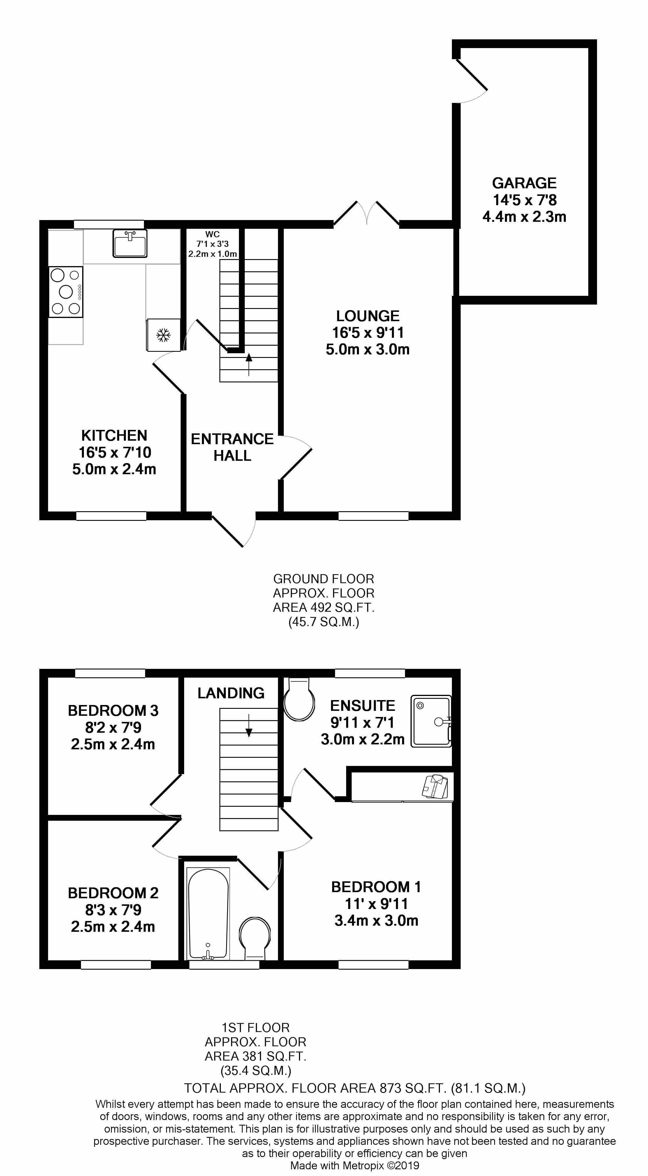 3 Bedrooms  to rent in Oxford Close, Romford RM2