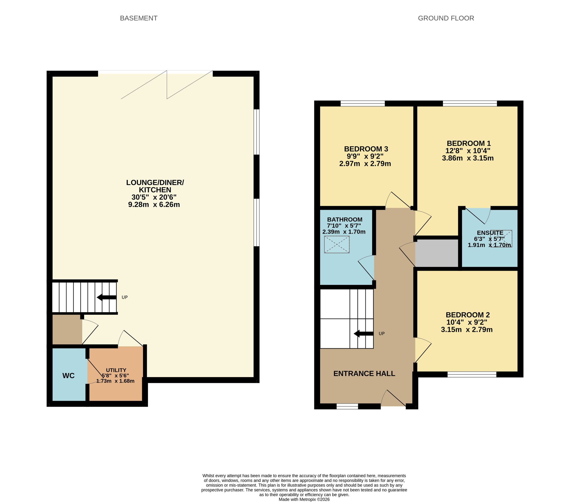 2b Lime Close, Southampton floorplan