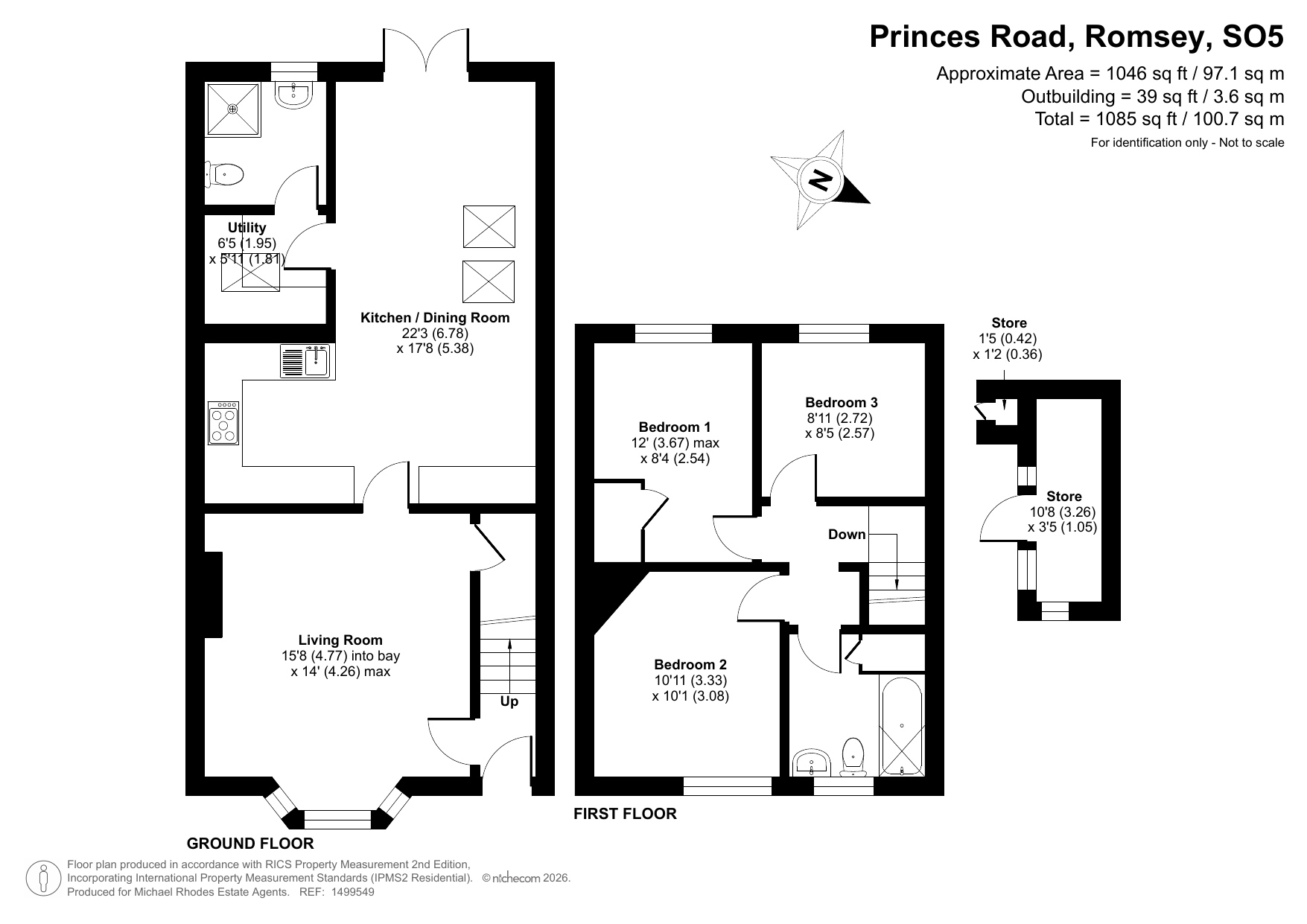39, Princes Road, Hampshire floorplan