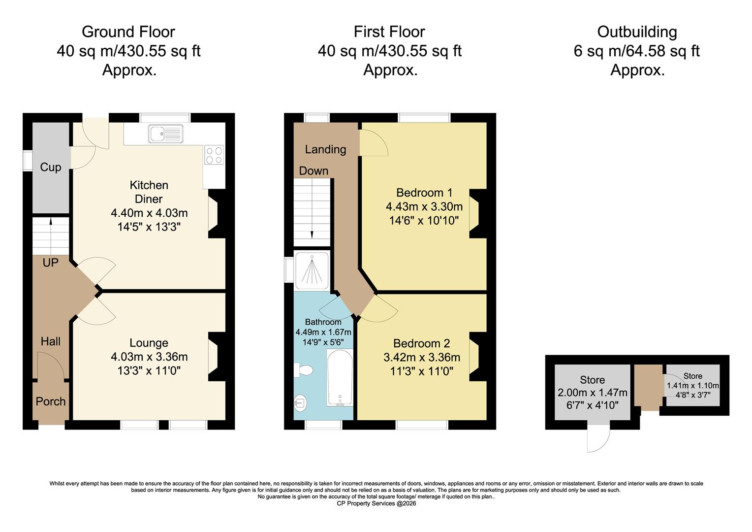 26, Park Grove, Rotherham floorplan
