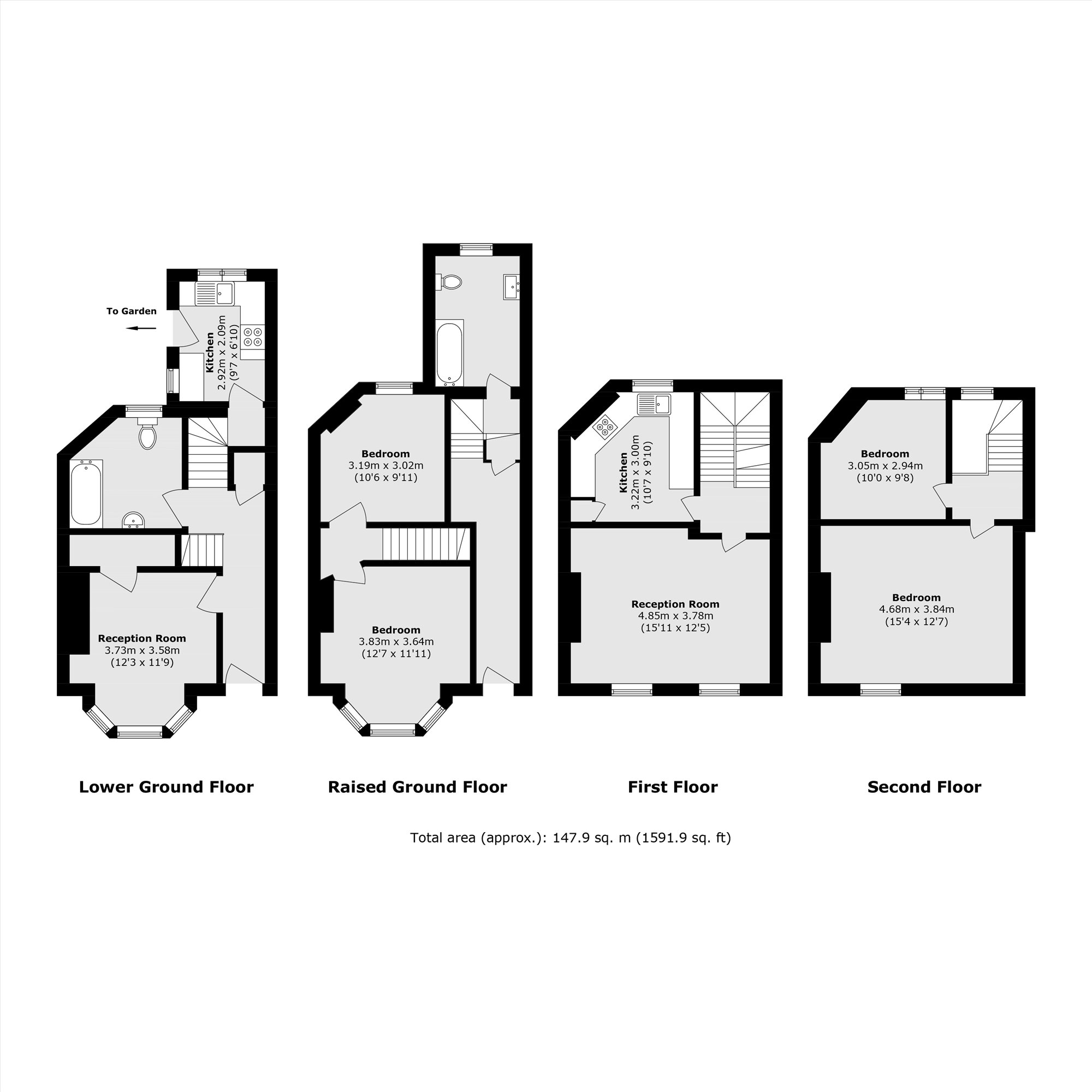 100A, Greenwich High Road, London floorplan