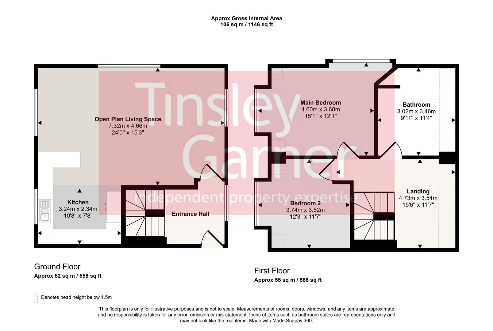 Chetwynd Court Stafford floorplan
