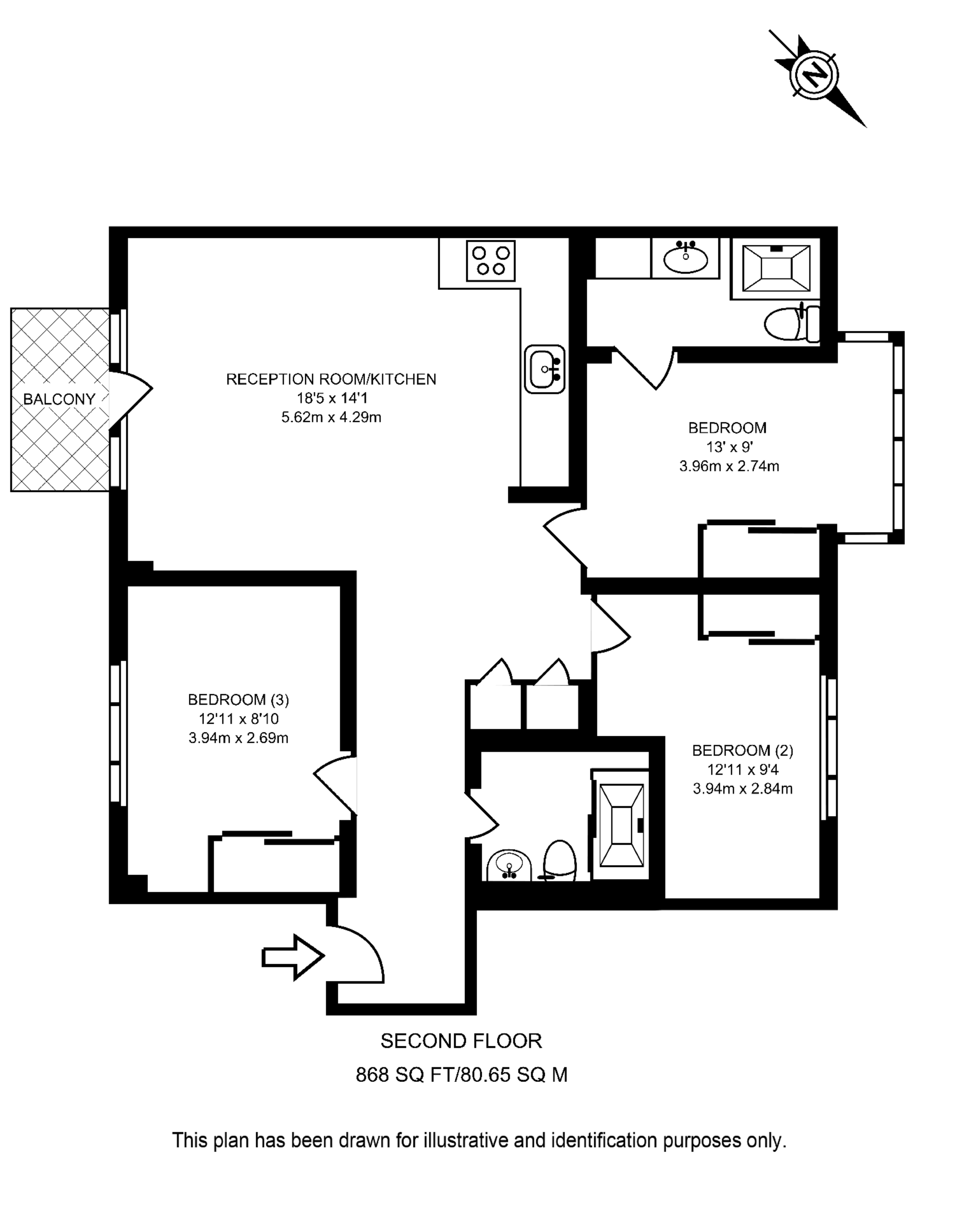 Chapter Street, Westminster floorplan