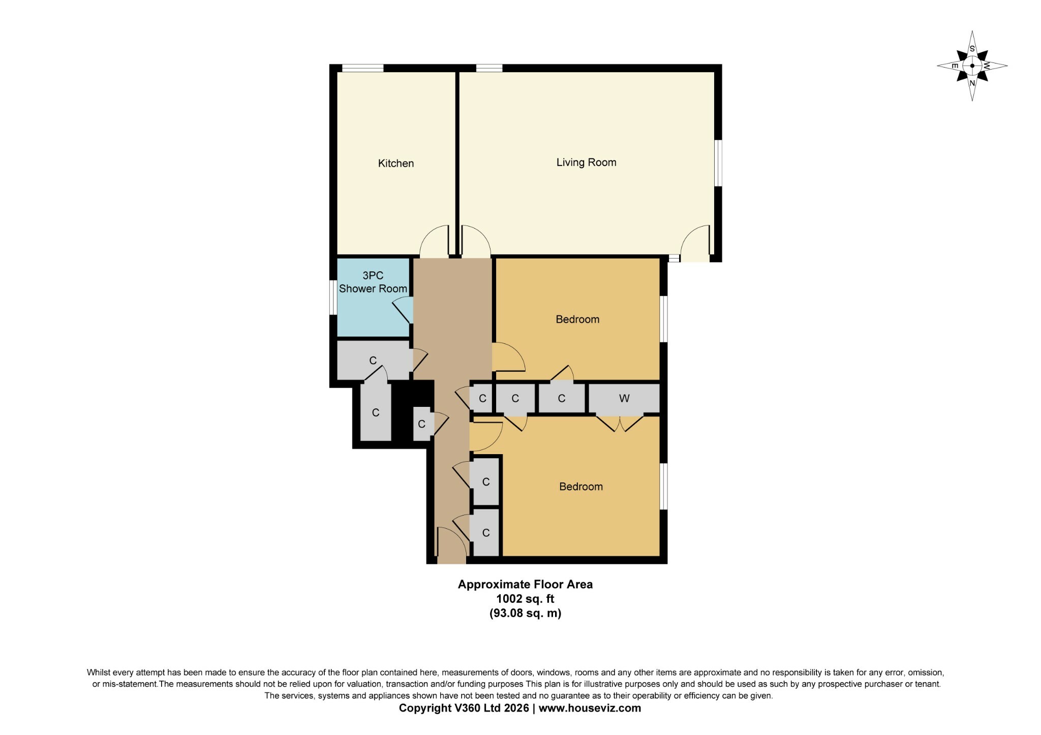 10C Undercliff Court, Castle Road, Wemyss Bay floorplan