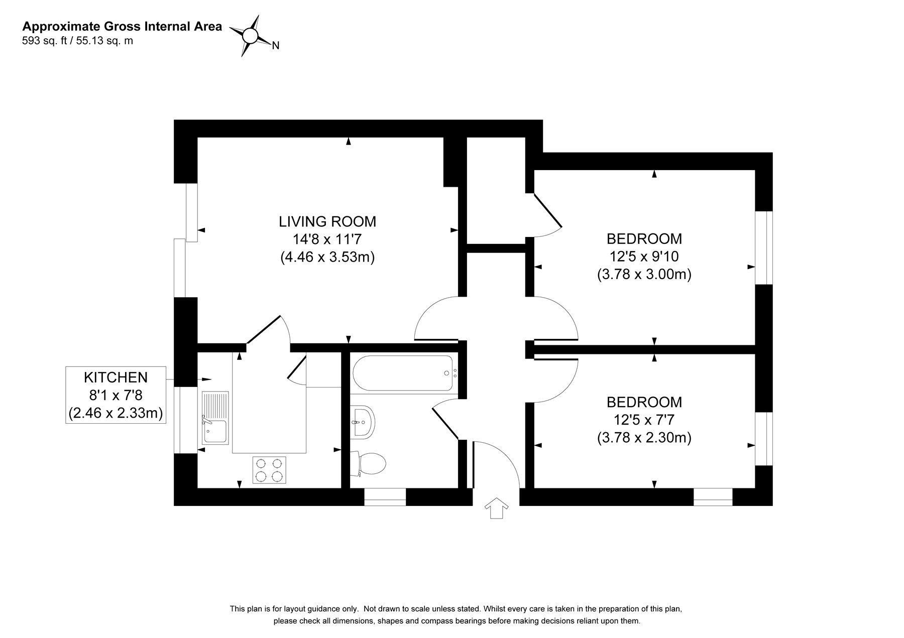 24, Elder Road, Woking floorplan