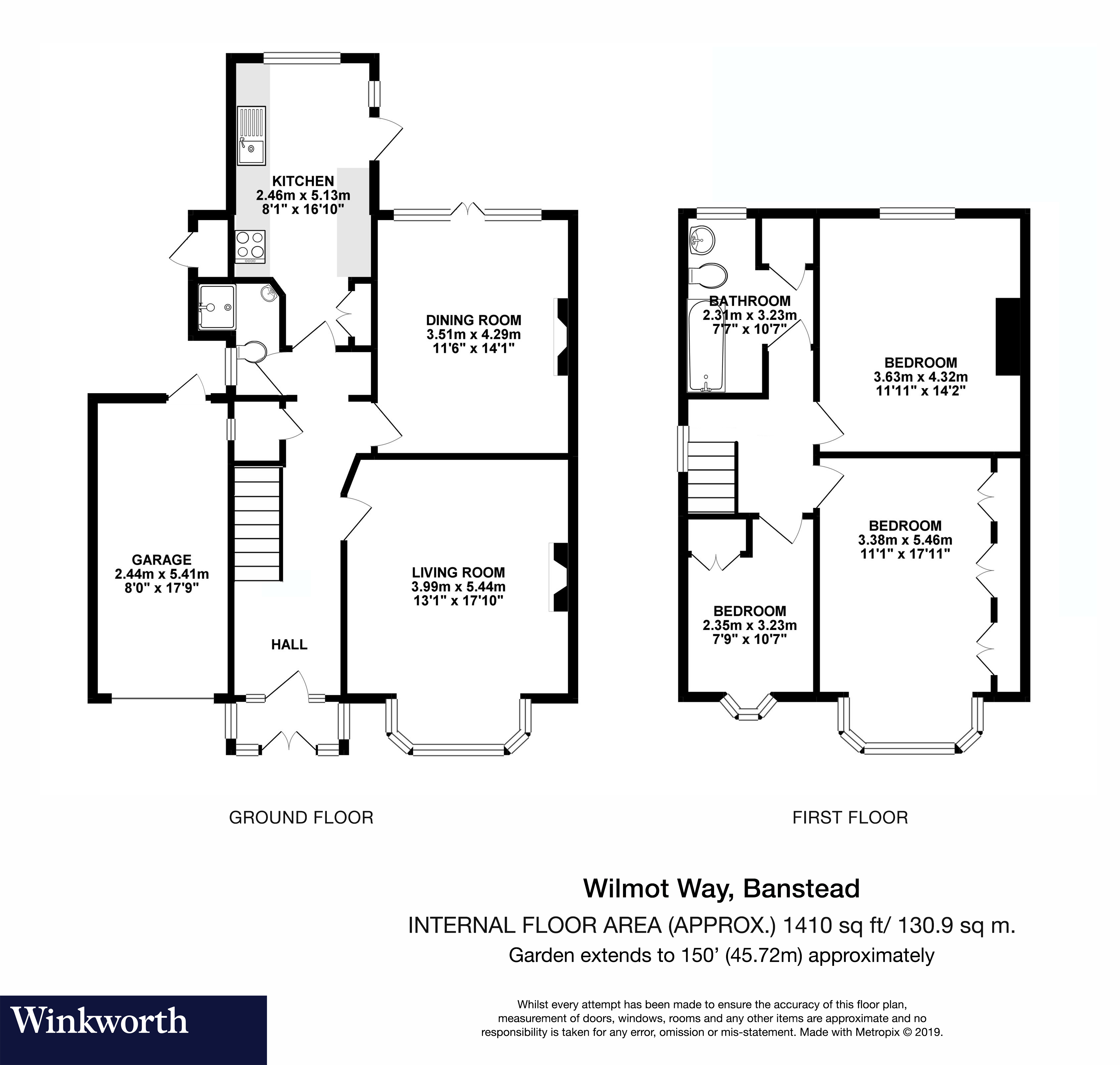 3 Bedrooms Semi-detached house for sale in Wilmot Way, Banstead, Surrey SM7