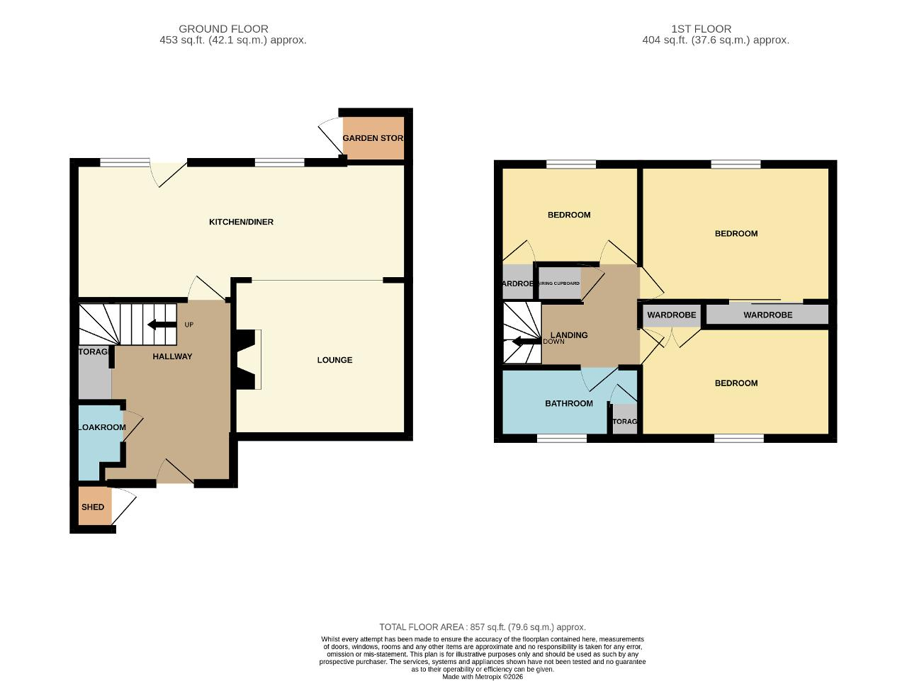 Brook Road, Marston Moretaine floorplan
