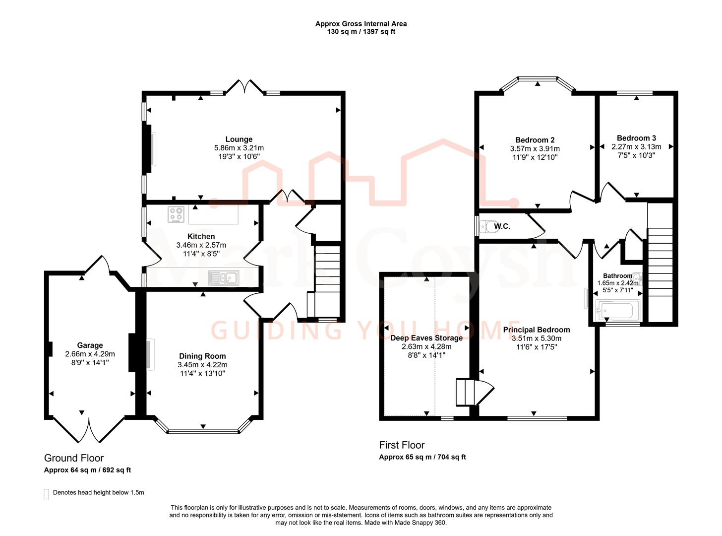 57, Culverhay, Ashtead floorplan