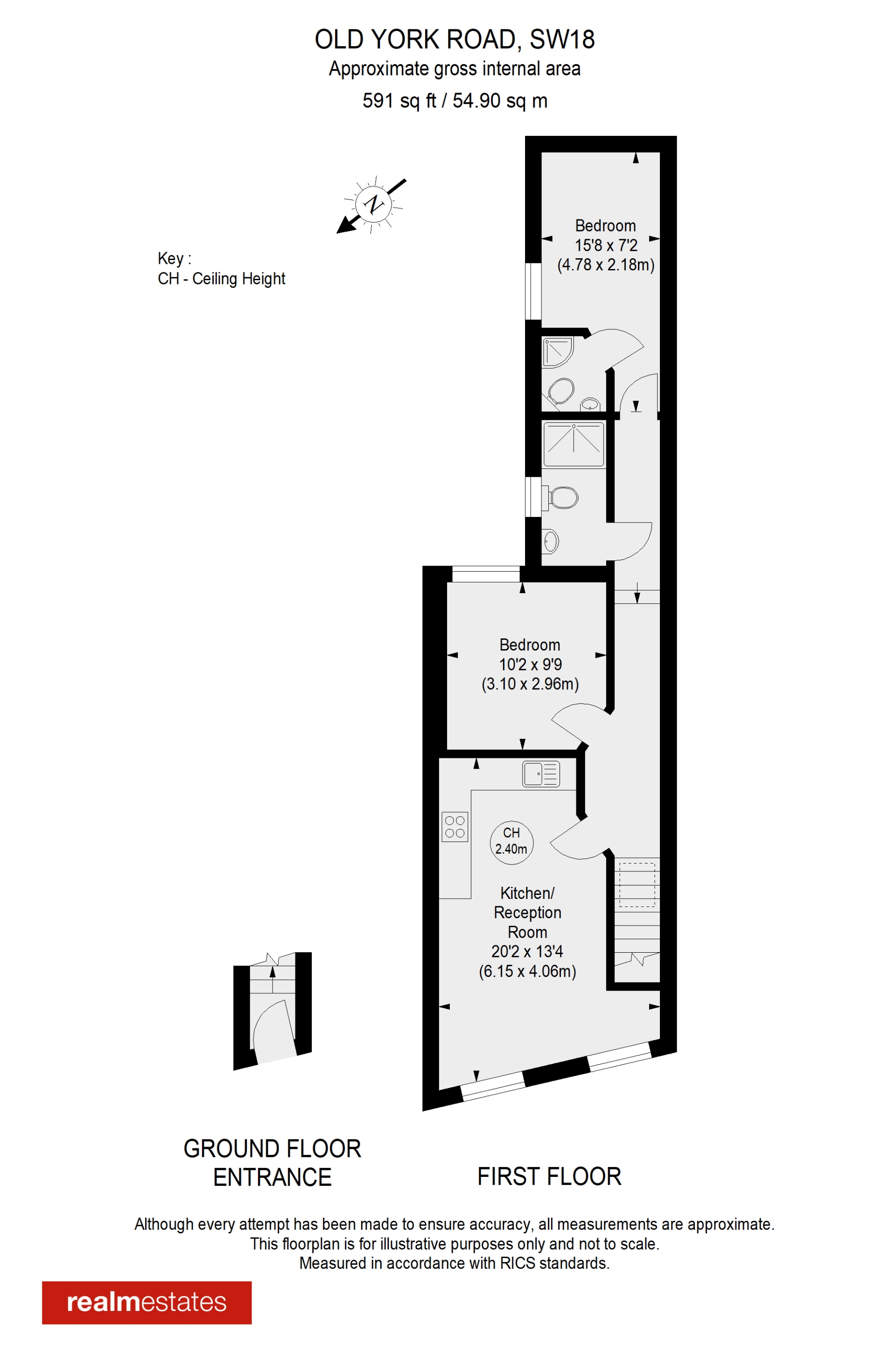 503A, Old York Road, Greater London floorplan