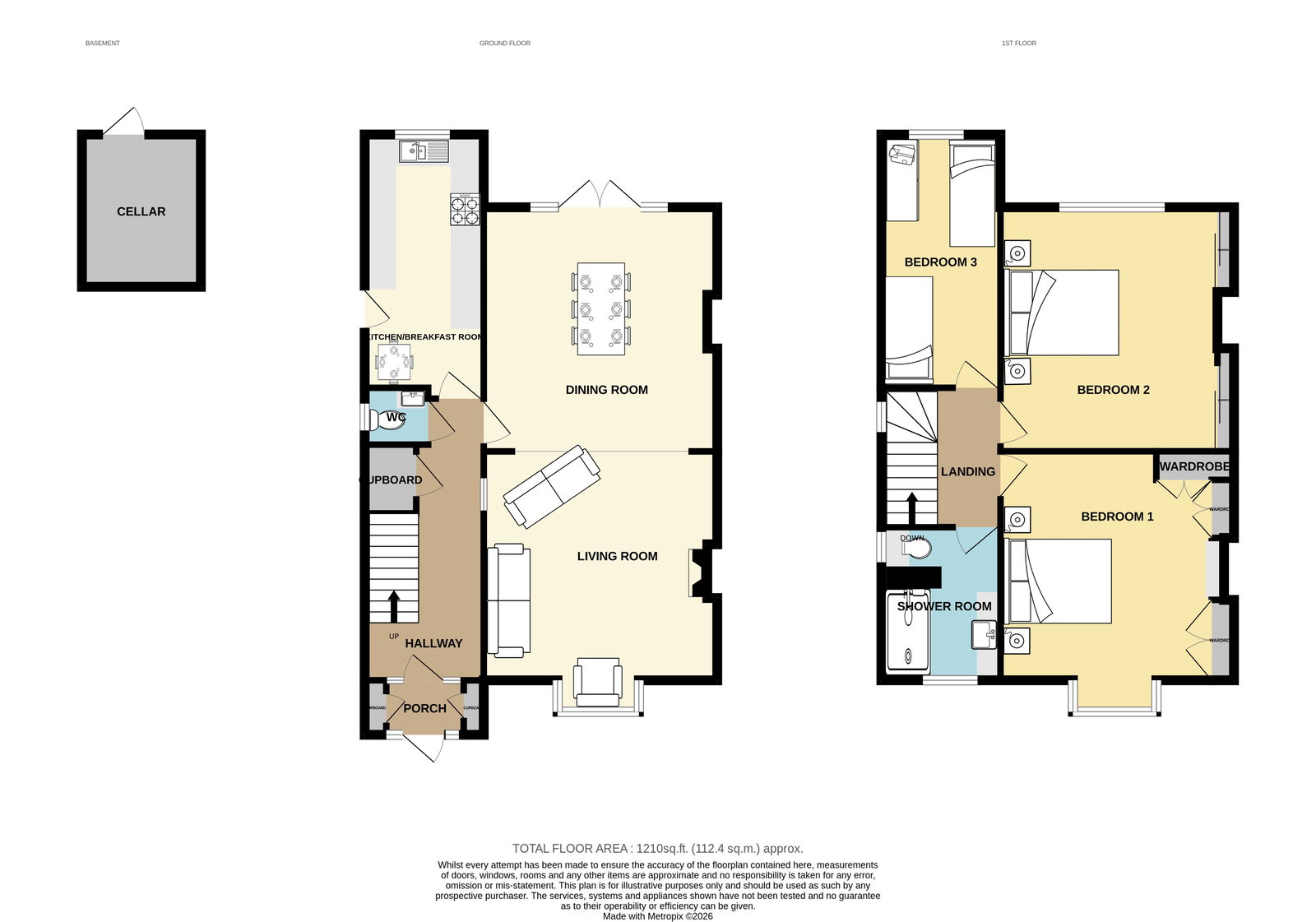 3, High Park, Bristol floorplan