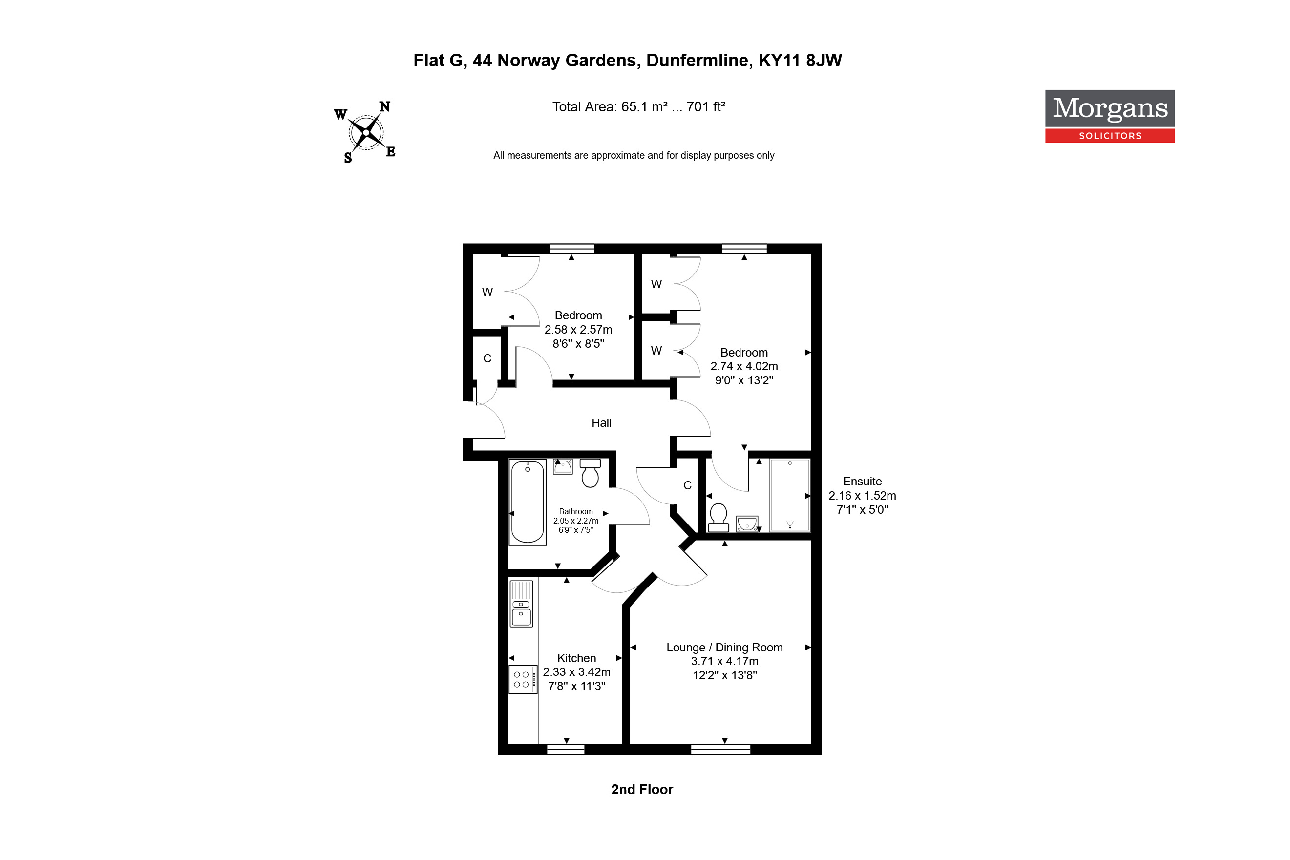 44g, Norway Gardens, Dunfermline floorplan