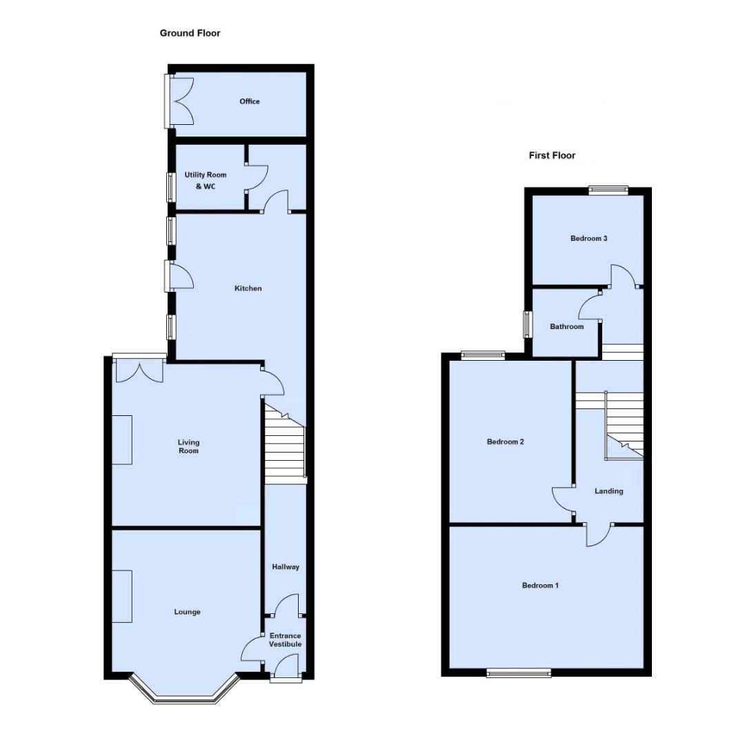 2, Green Avenue, Blackpool floorplan