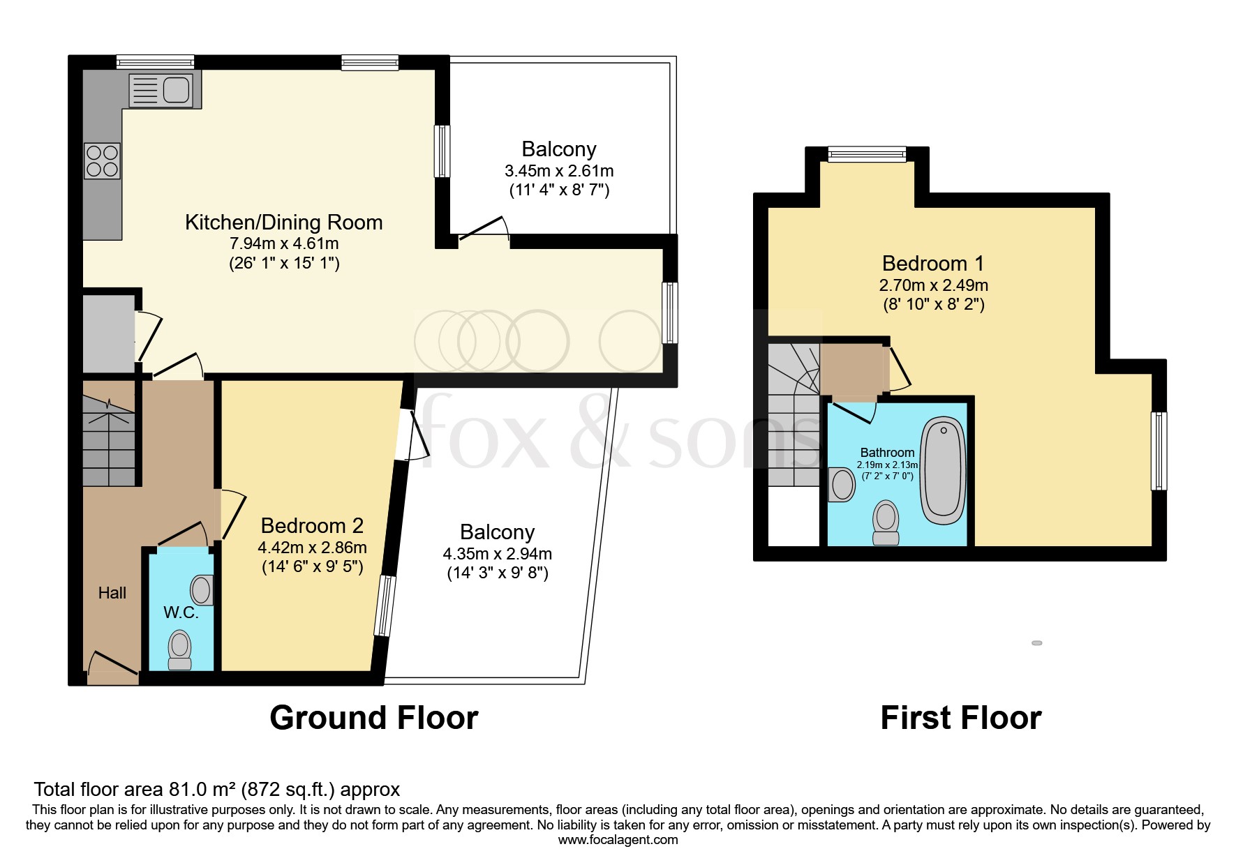 7, Etherton Place, Seaford floorplan