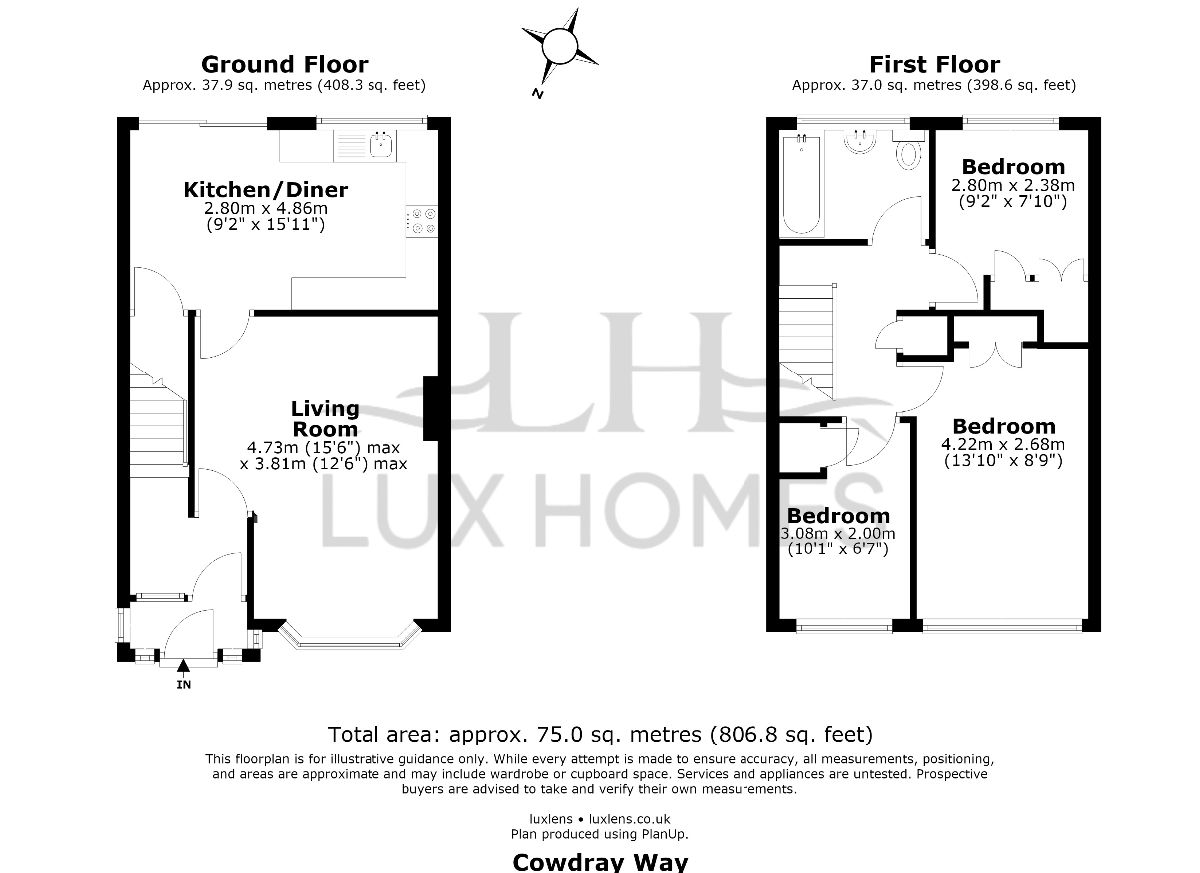 45 Cowdray Way, Hornchurch floorplan