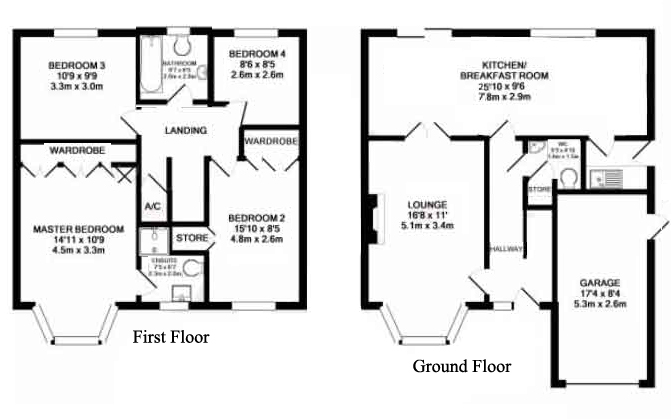 29, Clos Brenin, Pontyclun floorplan