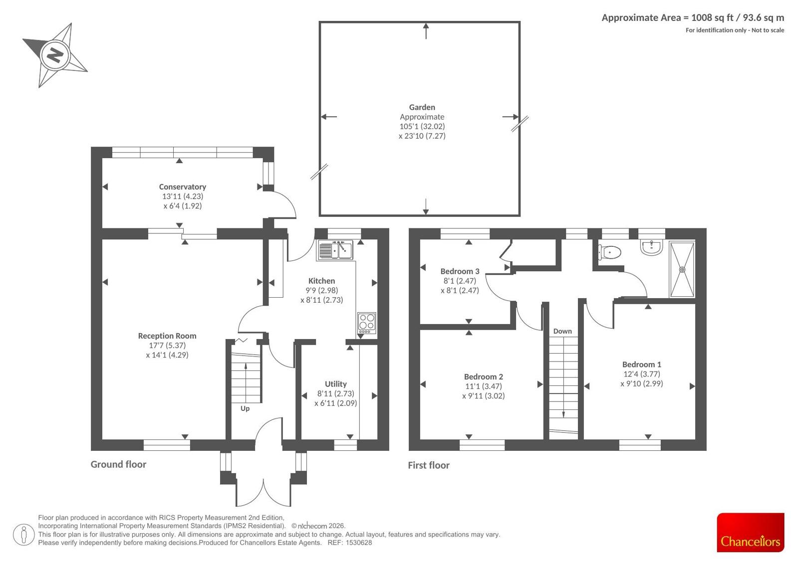 11, Wingate Close, Oxfordshire floorplan
