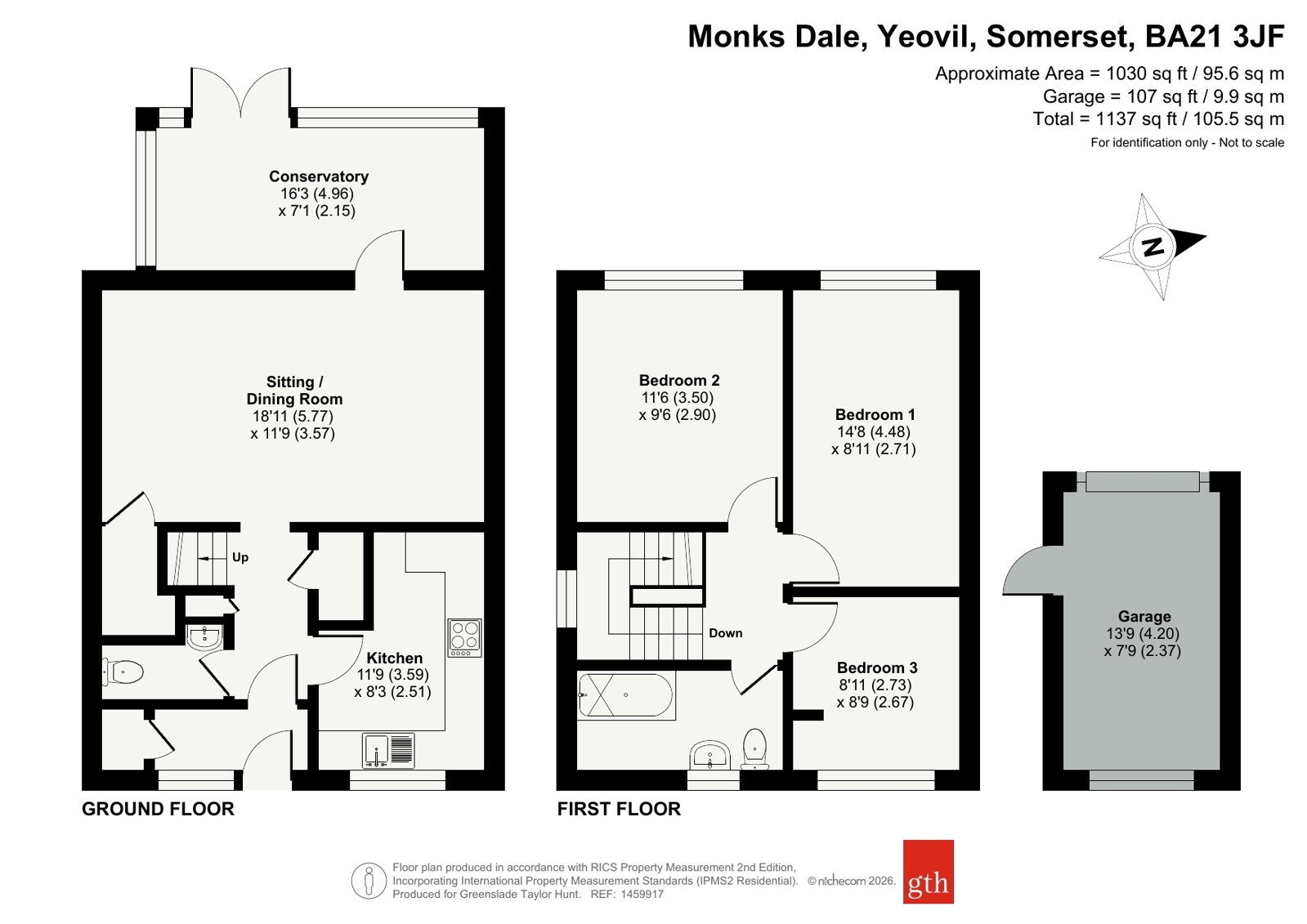 64, Monks Dale, Somerset floorplan