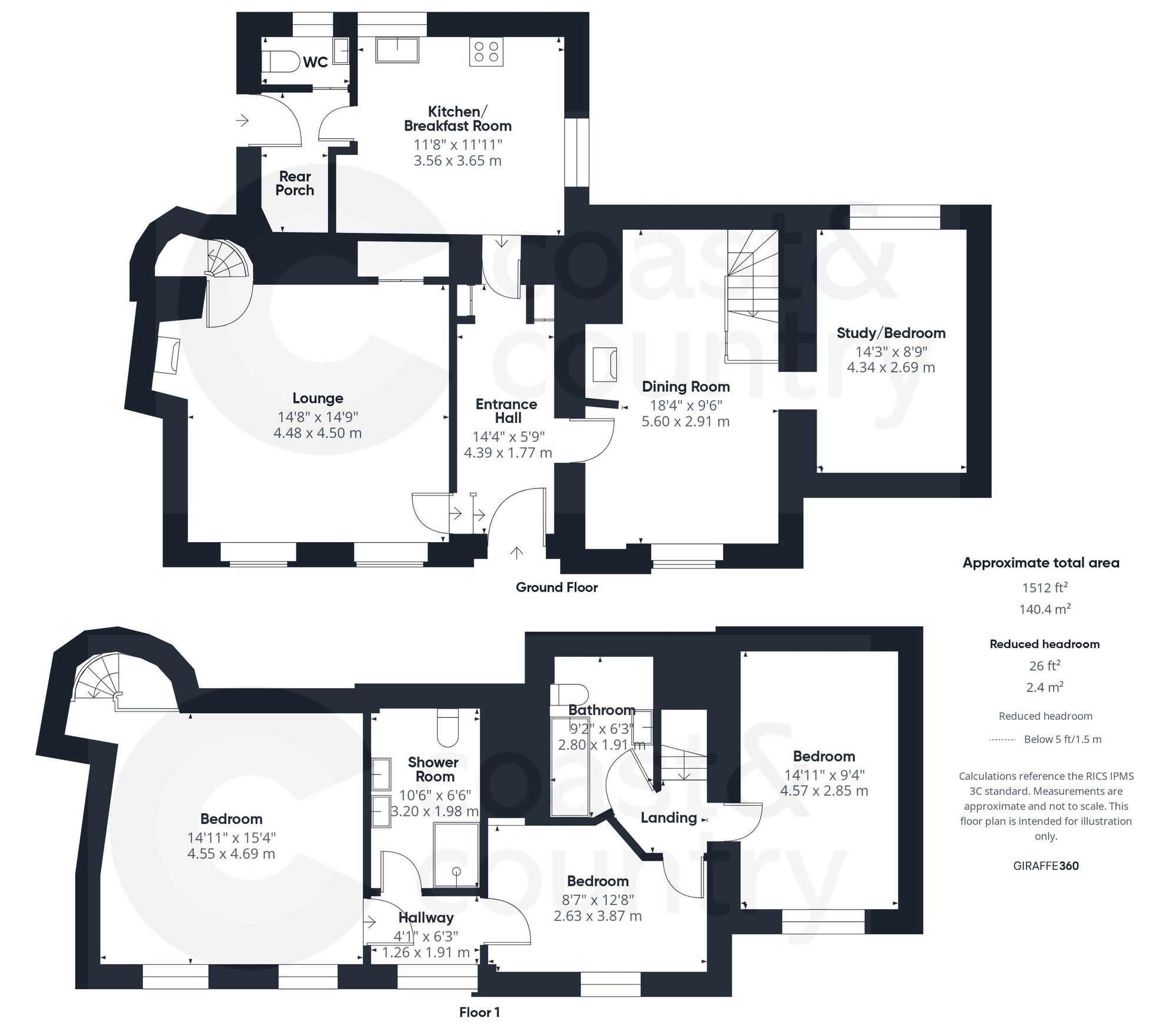 Torre Cottage, Newton Abbot floorplan
