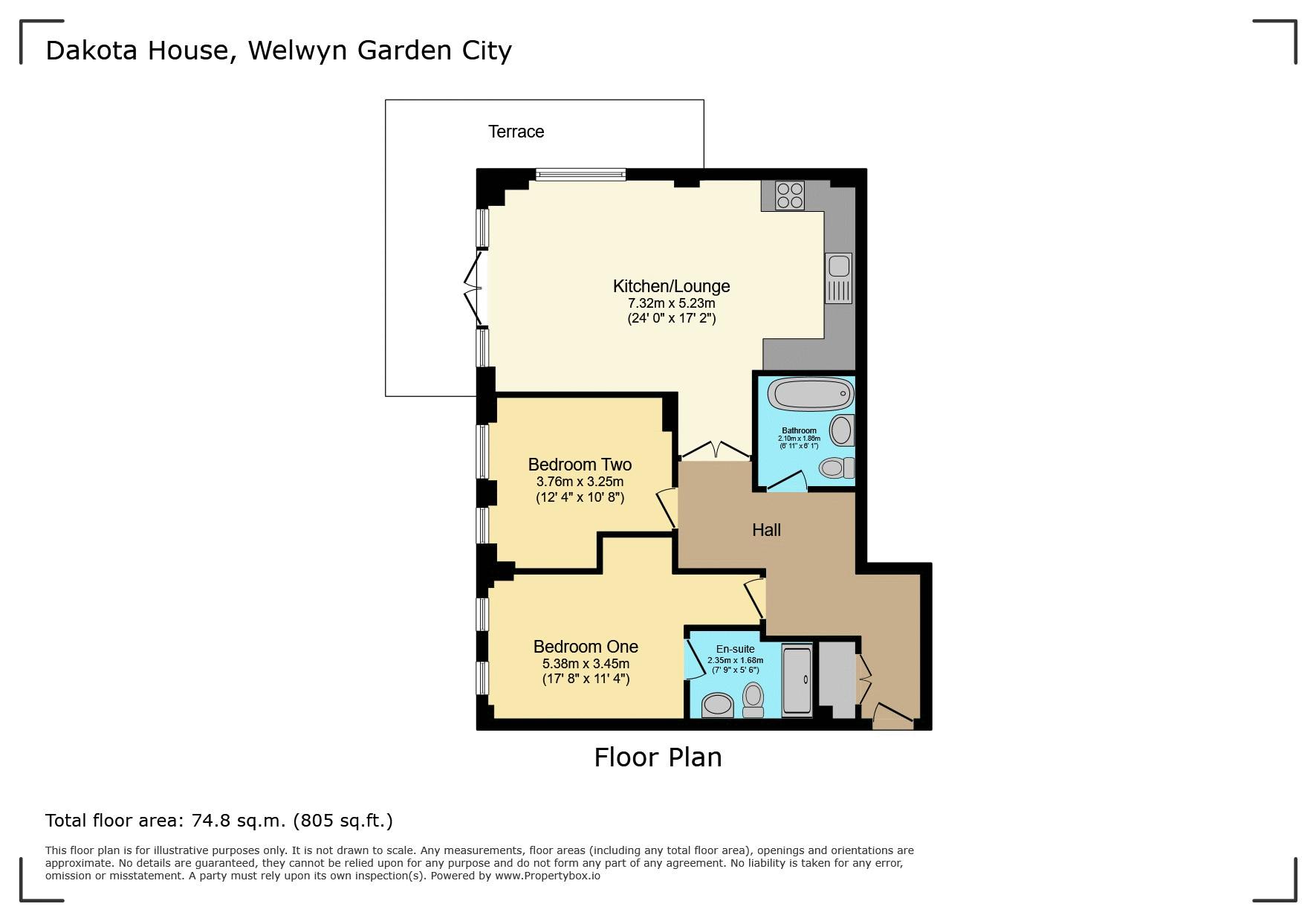 11 Dakota House, Bessemer Road, Welwyn Garden City floorplan