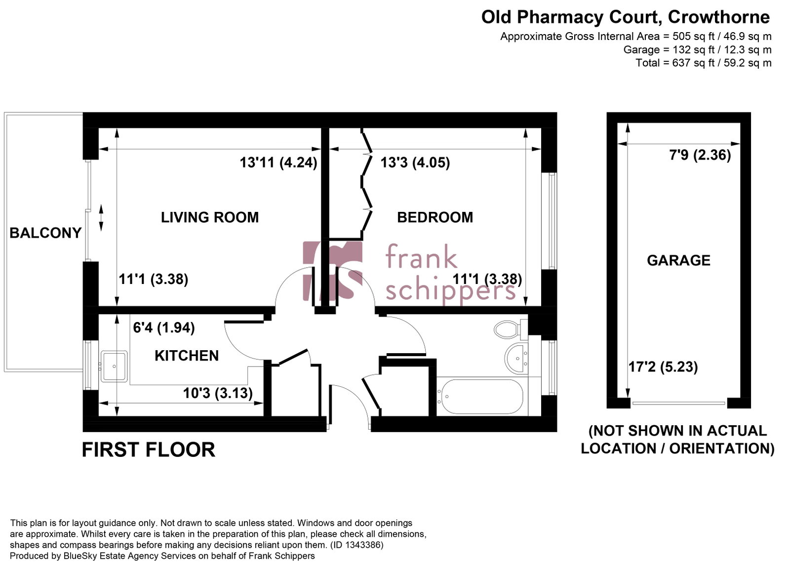 Lower Broadmoor Road, Crowthorne floorplan