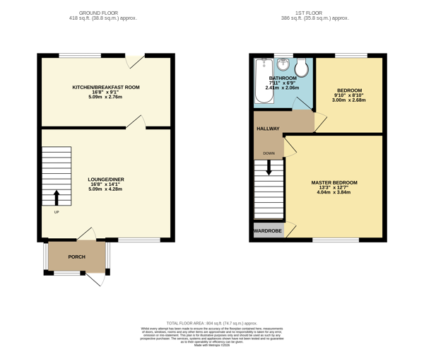 87, Slepe Crescent, Parkstone floorplan