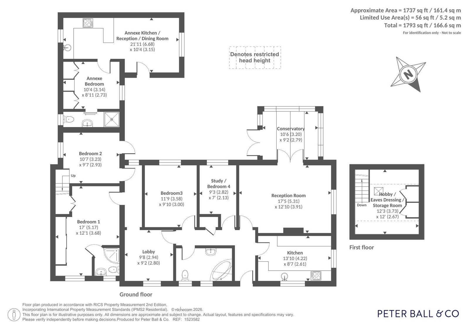 Overbrook,, Hunters Way, Cheltenham floorplan