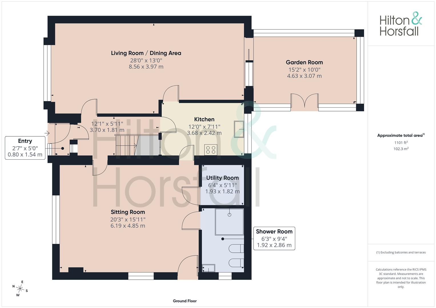 69, Lancaster Gate, Nelson floorplan