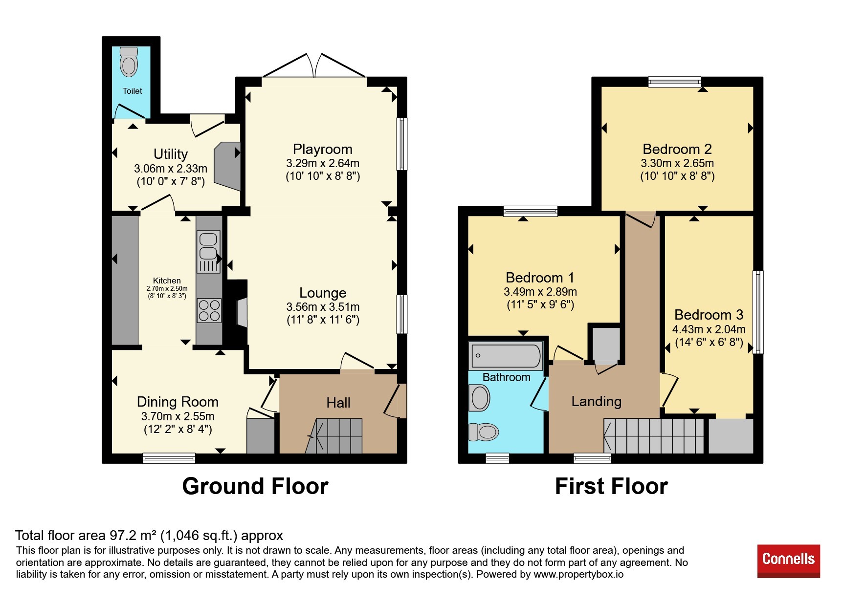 35, Kilve Crescent, Taunton floorplan