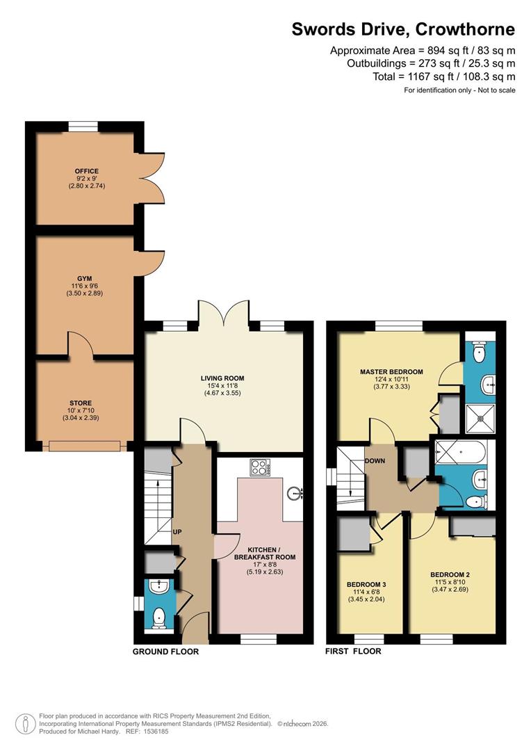 Swords Drive, Crowthorne floorplan