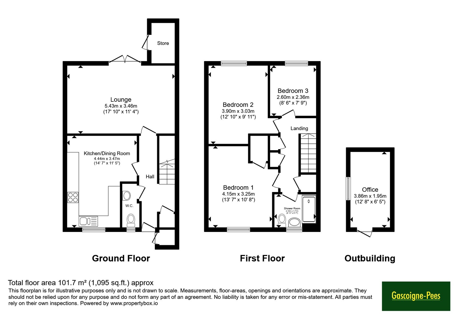 105, Copland Close, Hampshire floorplan
