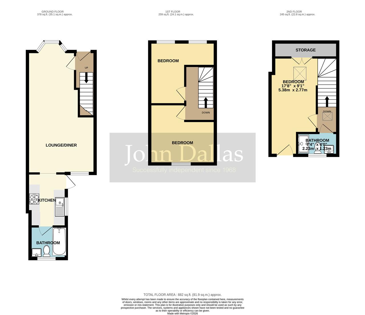 82, St Peters Street, South Croydon floorplan