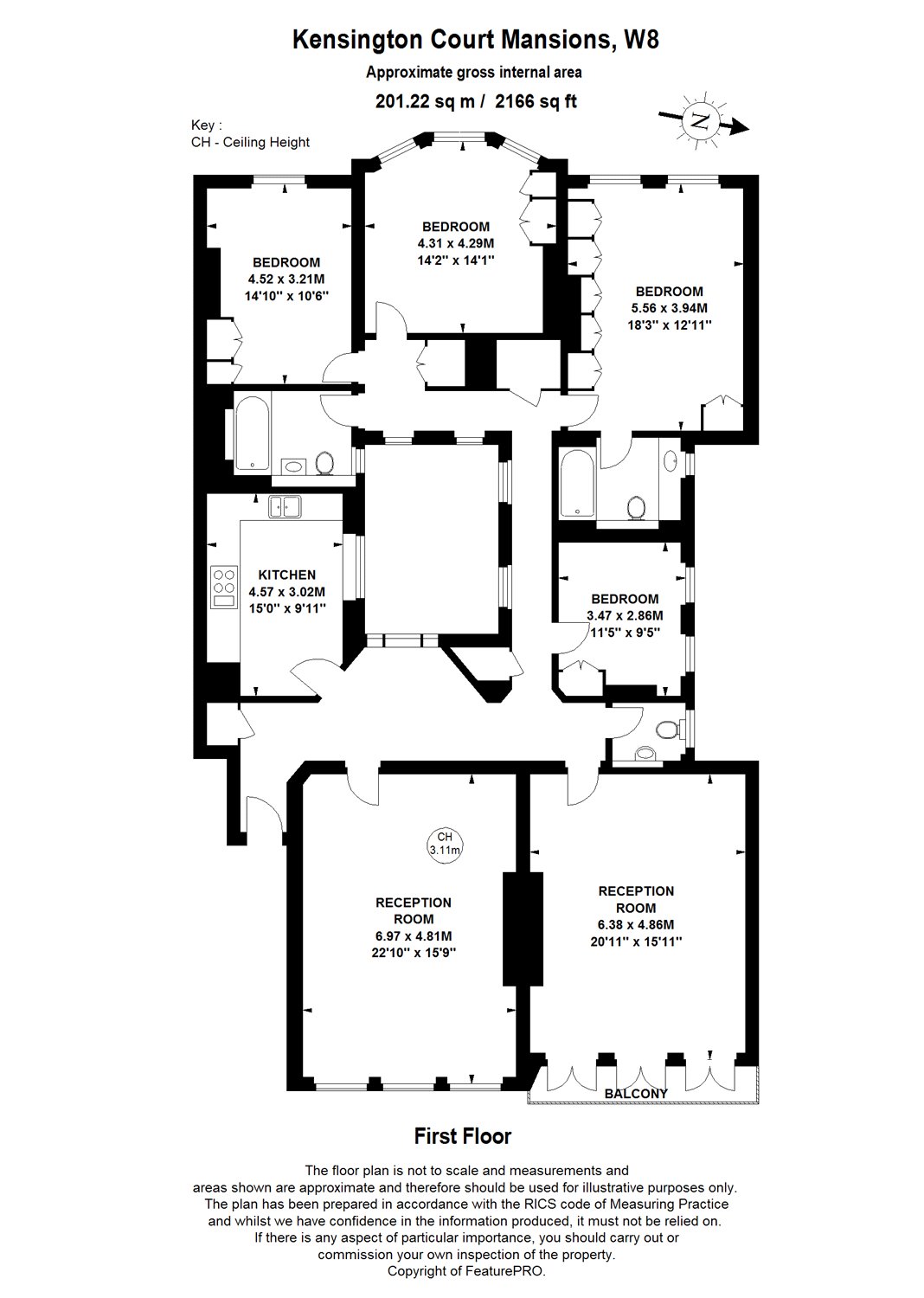 4 Bedrooms Flat for sale in Kensington Court, Kensington, London W8