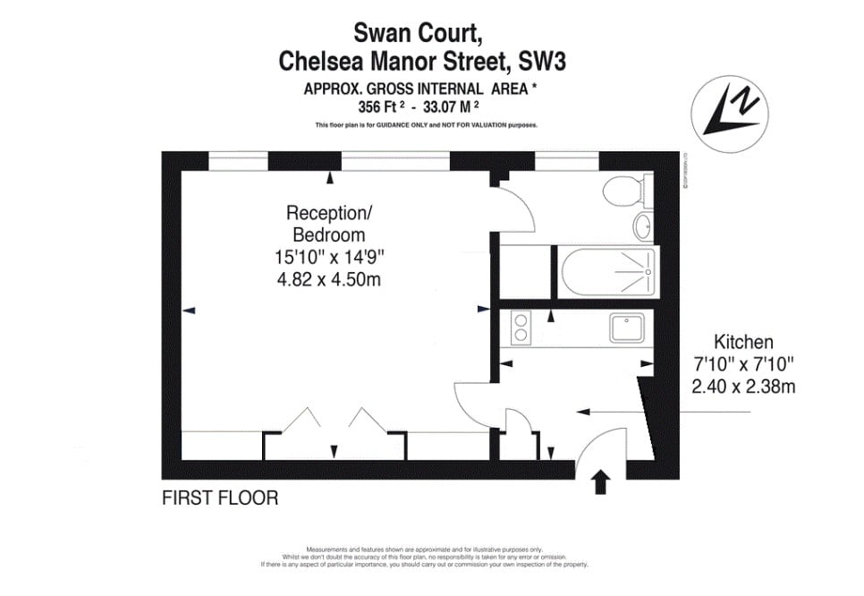 Flat 29, Swan Court, London floorplan