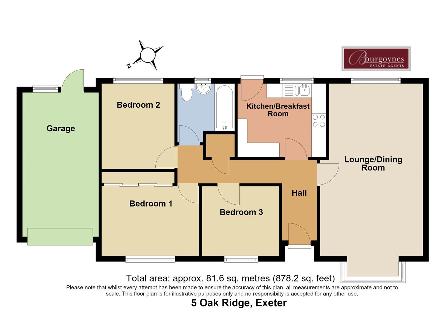 5, Oak Ridge, Exeter floorplan