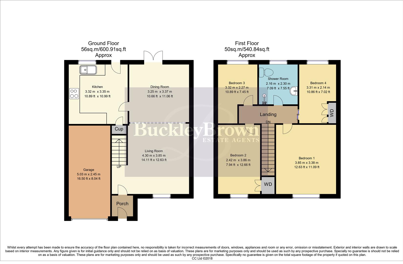 9, Lingfield Close, Mansfield floorplan