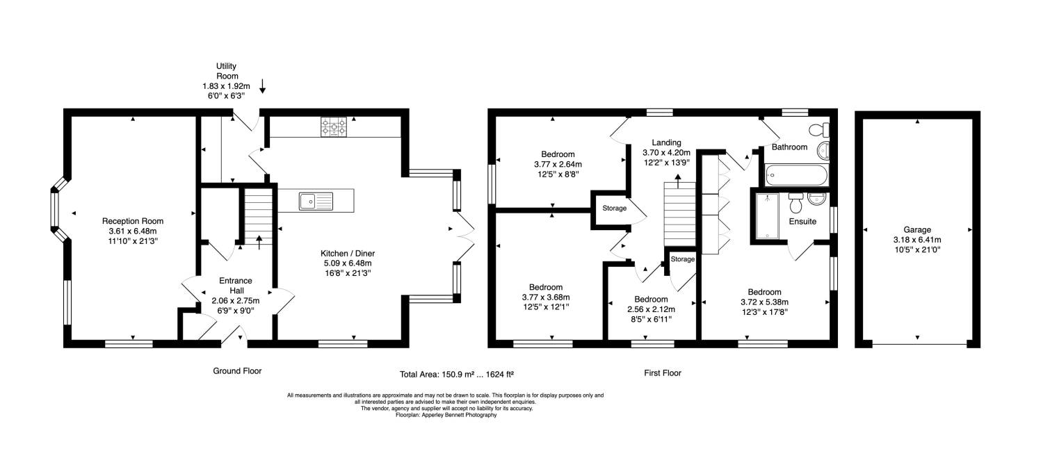 15, Johnson Close, Wigston floorplan