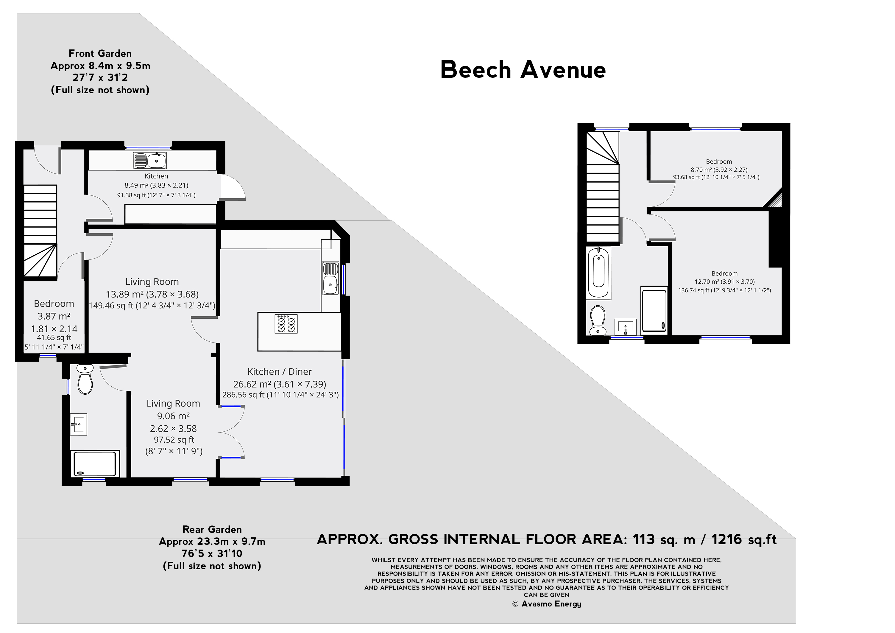 3 Bedrooms End terrace house for sale in Beech Avenue, Brentford TW8